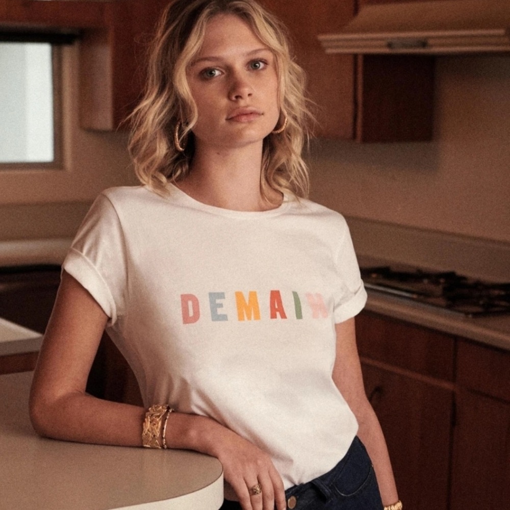 Sezane Demain T-shirt XL